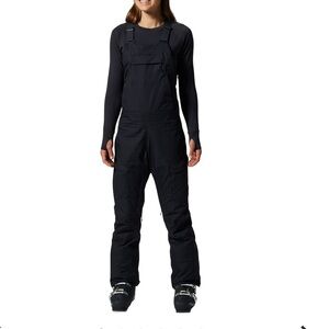 Mountain Hardwear Women's black Bib pants firefall